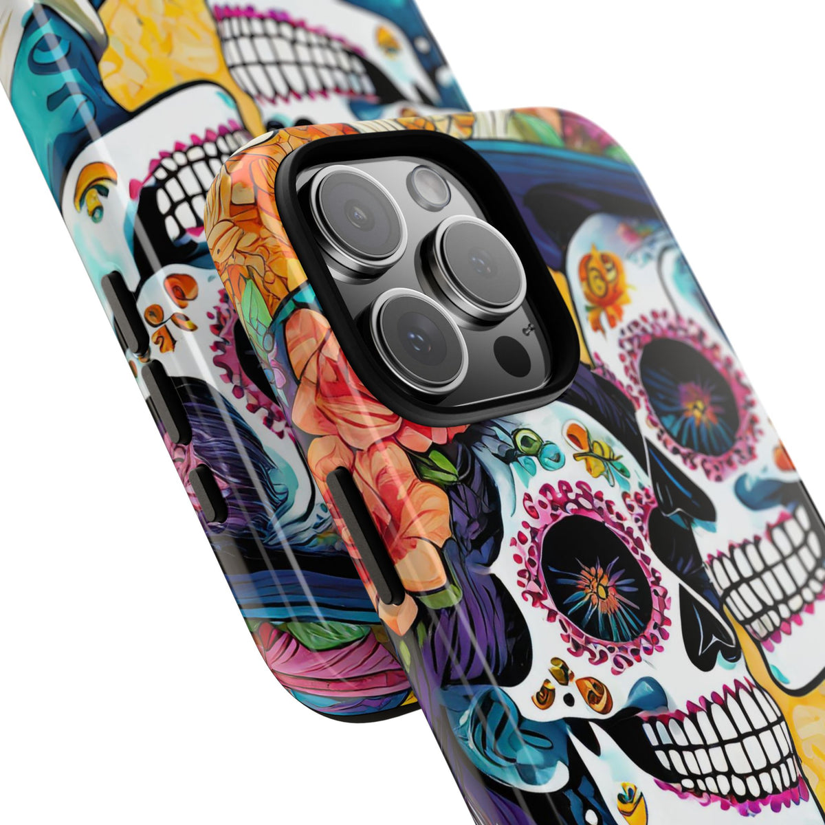 Loving Sugar Skull Couple Tough Phone Case - Studio 653