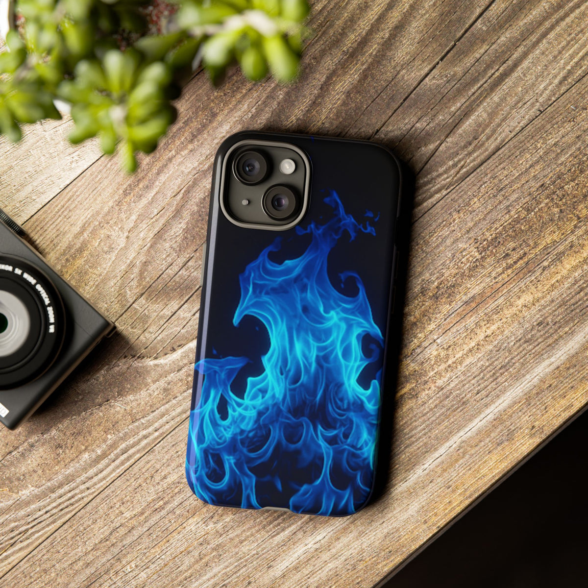 Blue Flames Tough  Phone Case - Studio 653