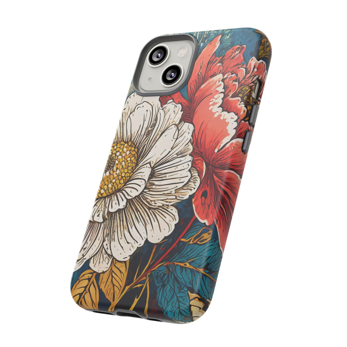 Artistic Floral Tough Phone Case - Studio 653