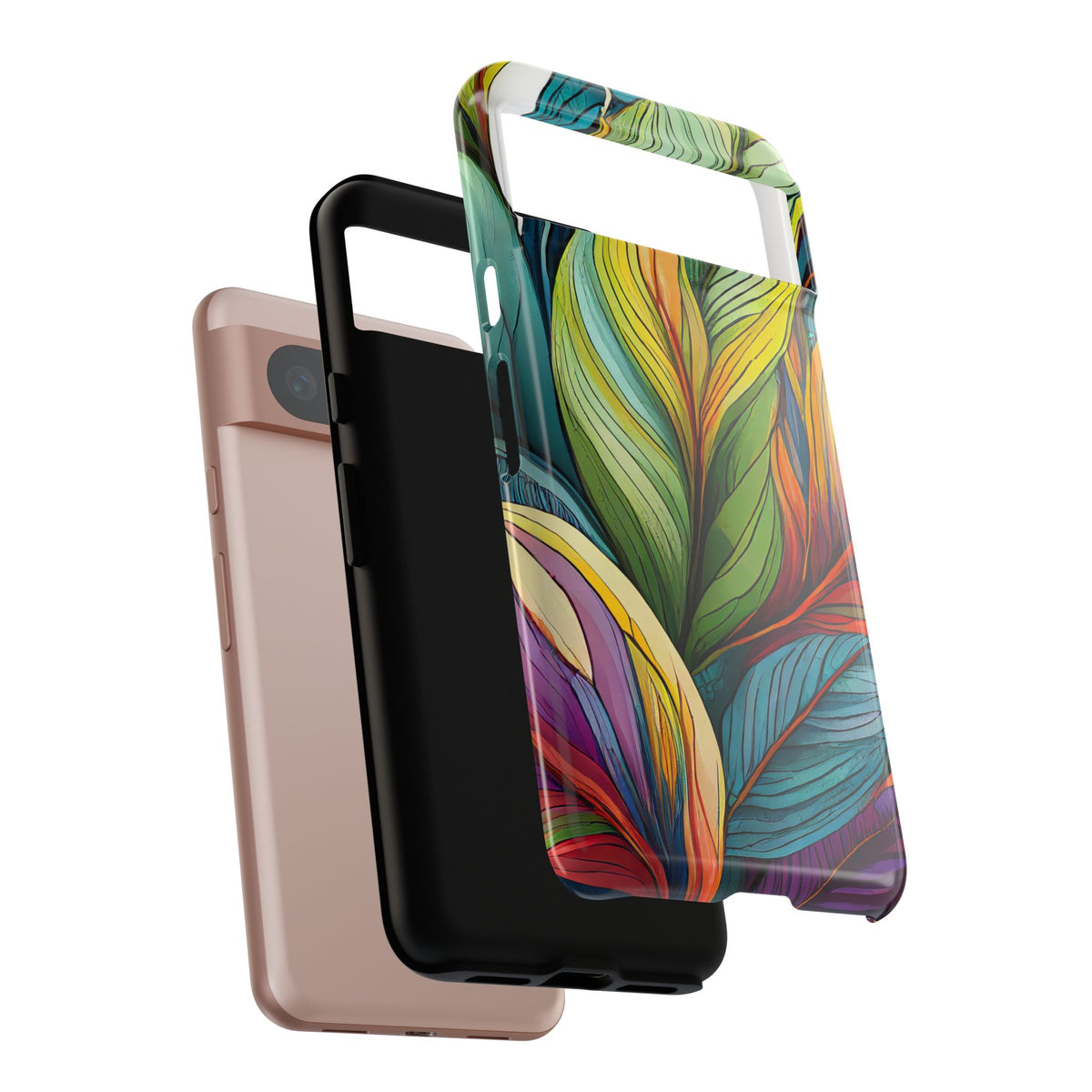 Vibrant Tropical Leaf Tough Phone Case - Studio 653