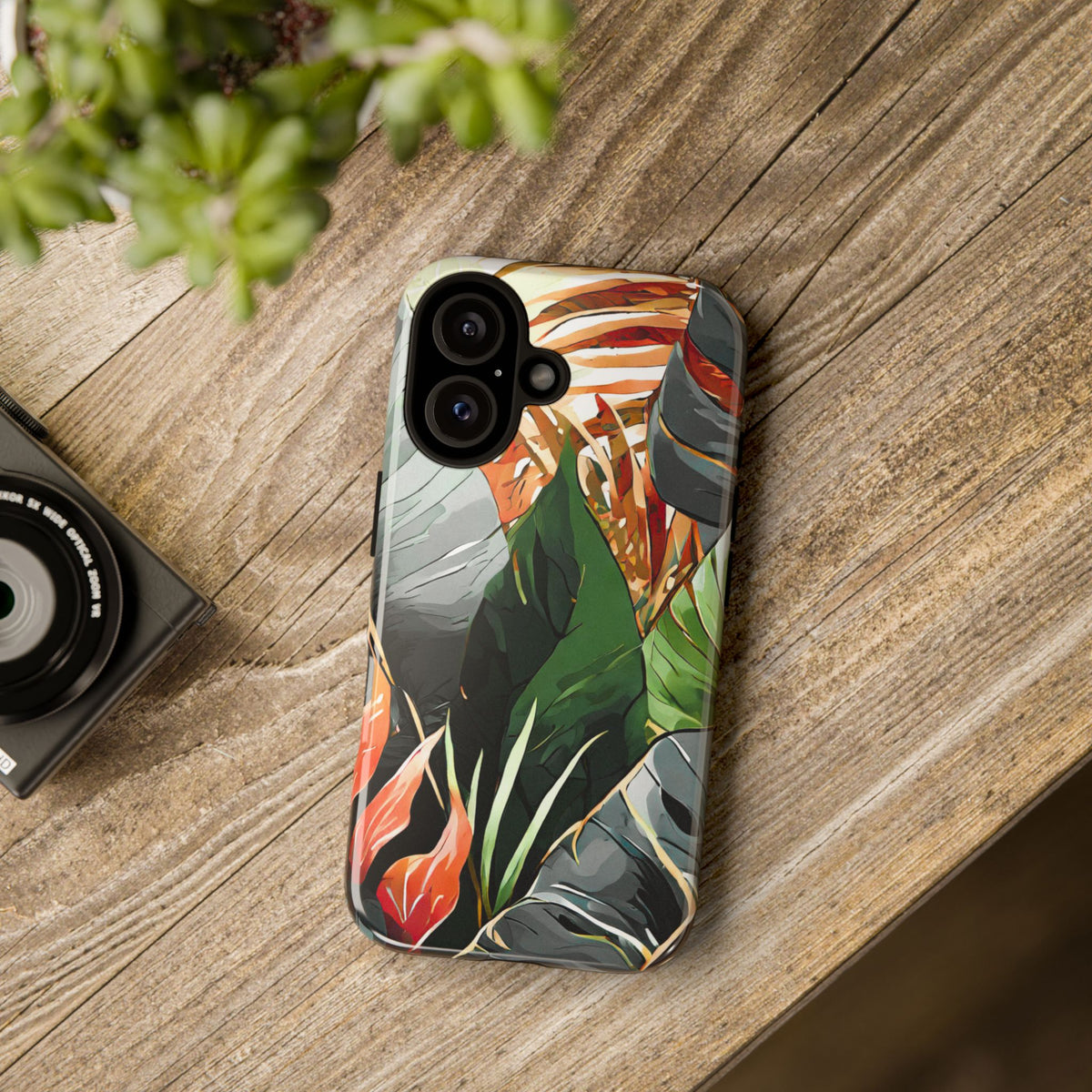 Tropical Leaf Tough Phone Case - Studio 653