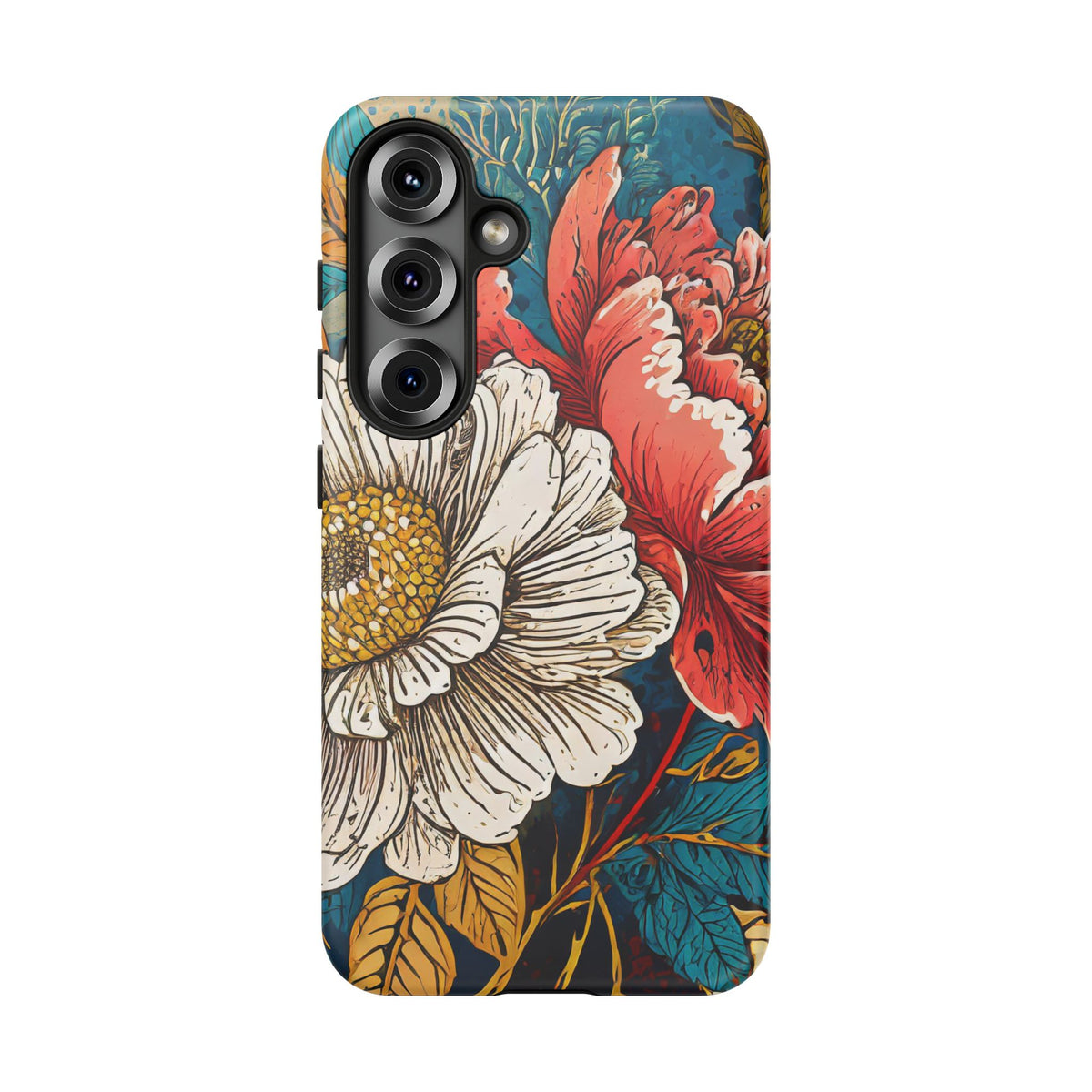 Artistic Floral Tough Phone Case - Studio 653