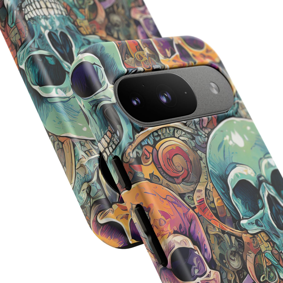 Artistic Skull Collage Tough Phone Case - Studio 653