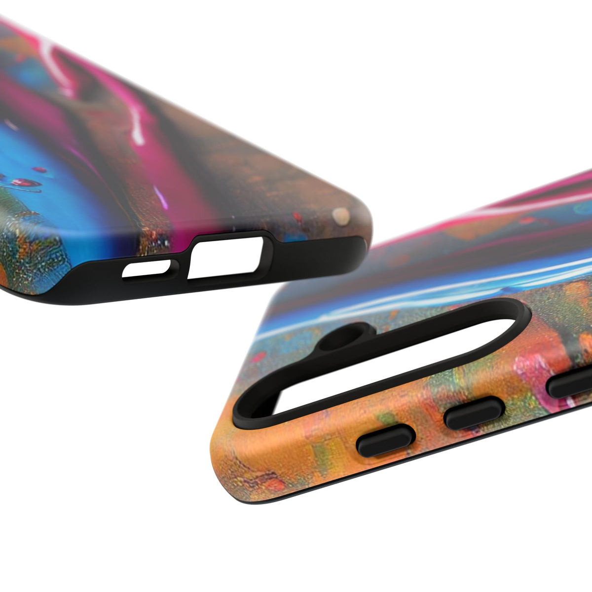 Colorful Artistic Paint Splatter Tough Phone Case - Studio 653