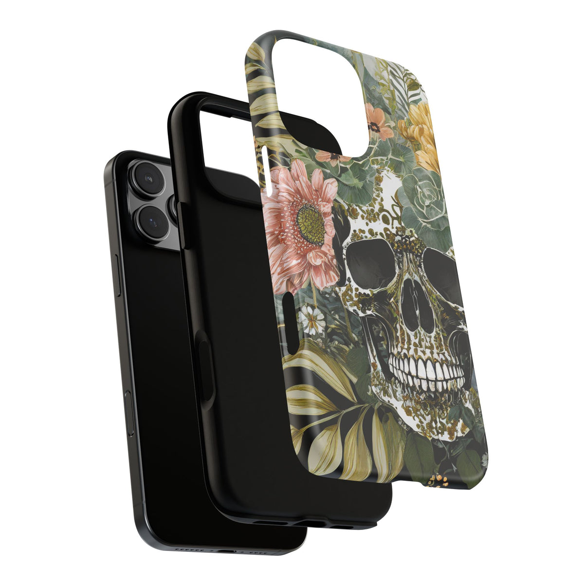 Floral Skull Tough Phone Case - Studio 653