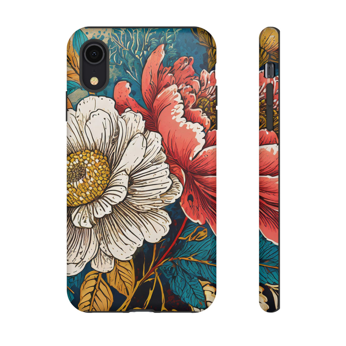 Artistic Floral Tough Phone Case - Studio 653