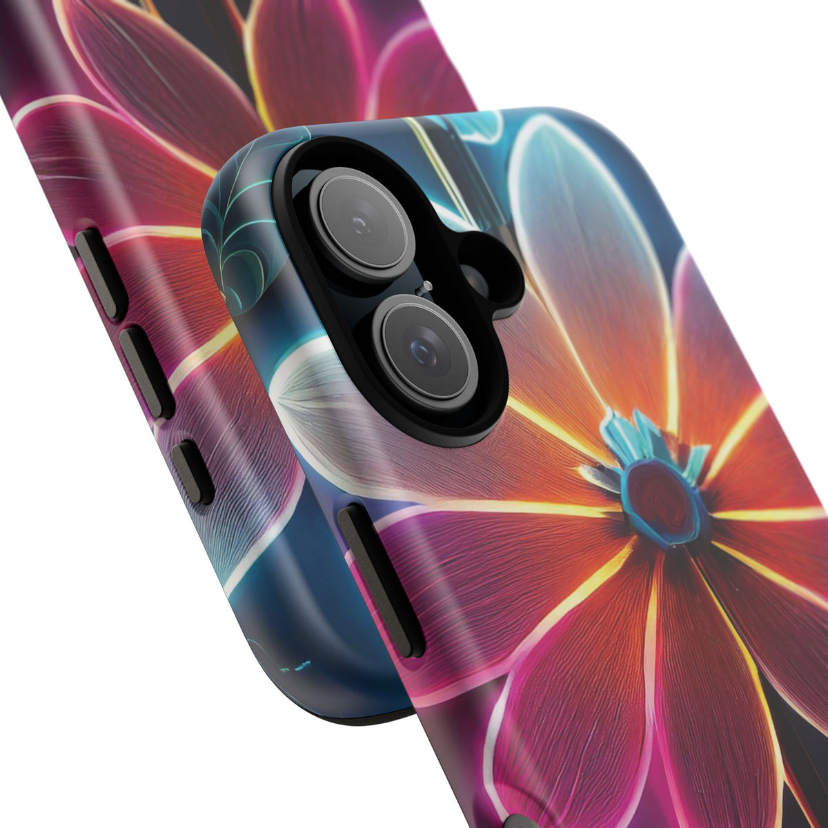Vibrant Neon Flowers Tough Phone Case - Studio 653