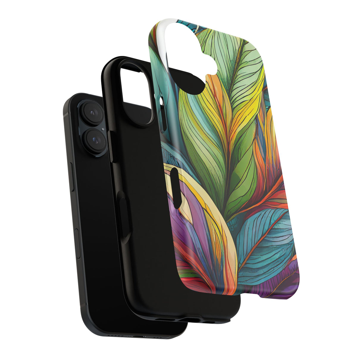 Vibrant Tropical Leaf Tough Phone Case - Studio 653