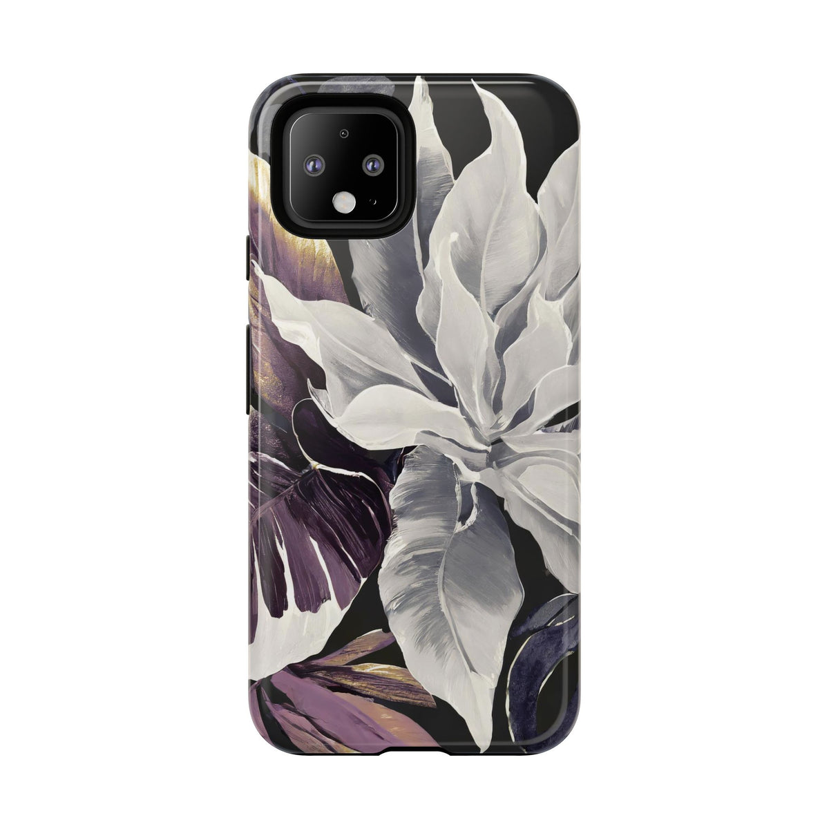White & Plum Floral Tough Phone Case - Studio 653