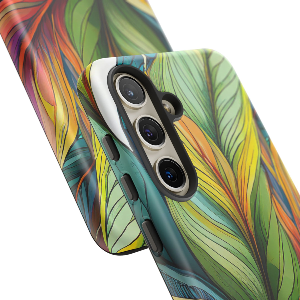 Vibrant Tropical Leaf Tough Phone Case - Studio 653