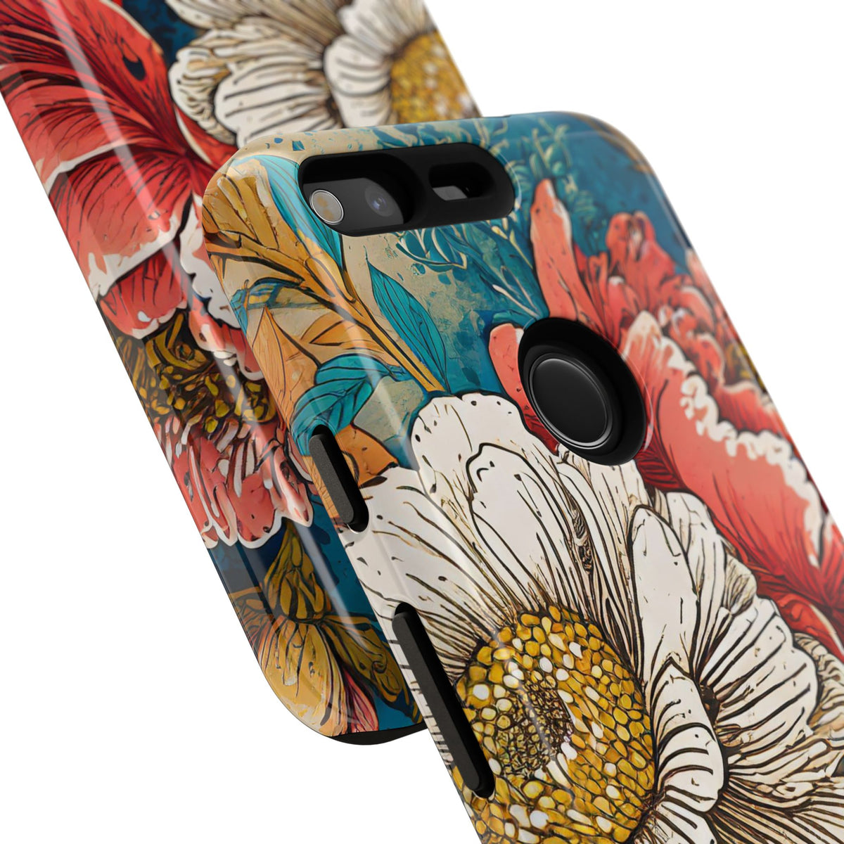 Artistic Floral Tough Phone Case - Studio 653