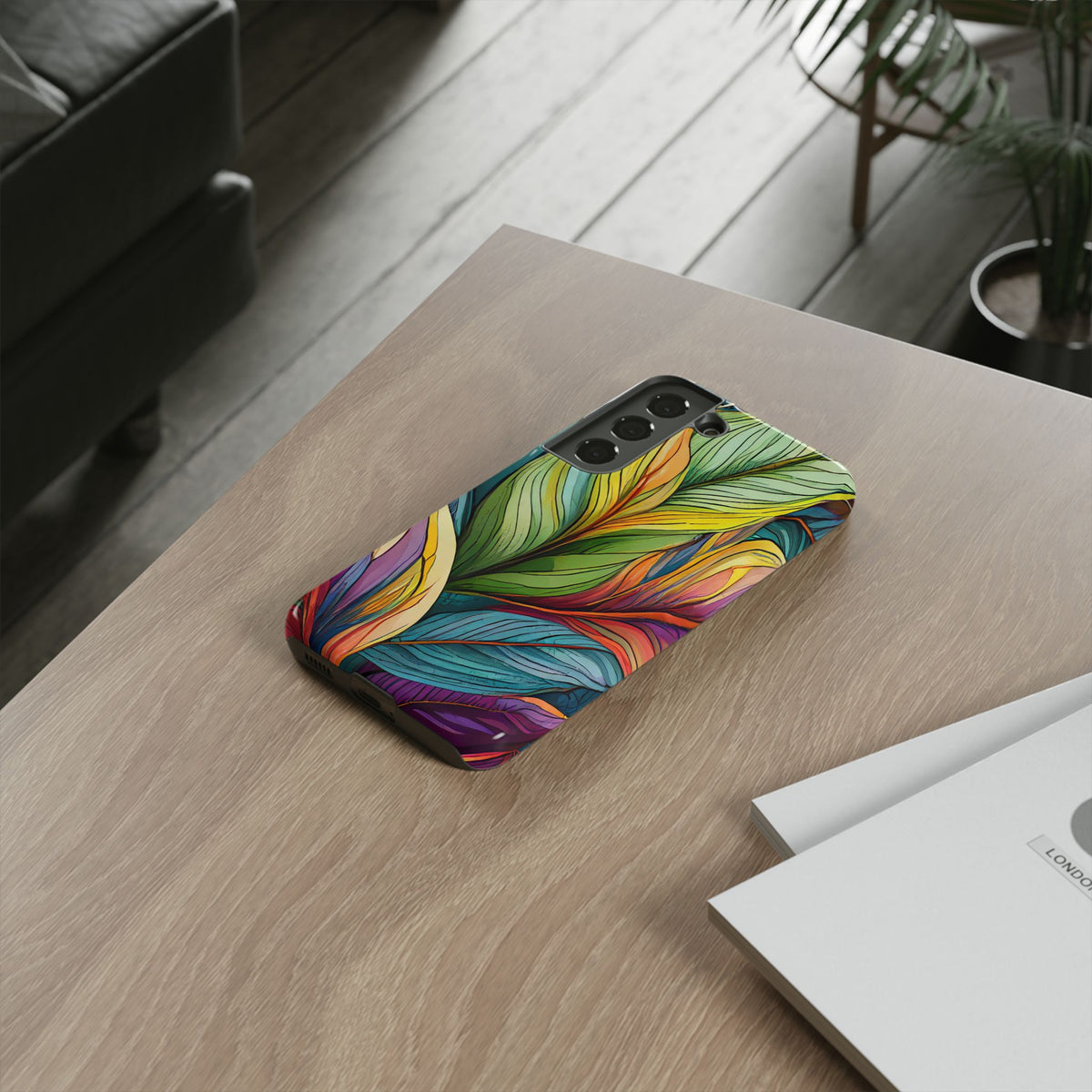 Vibrant Tropical Leaf Tough Phone Case - Studio 653