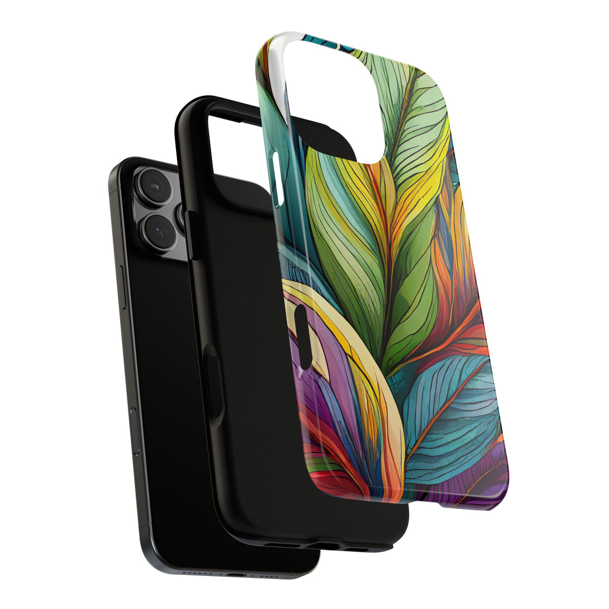 Vibrant Tropical Leaf Tough Phone Case - Studio 653