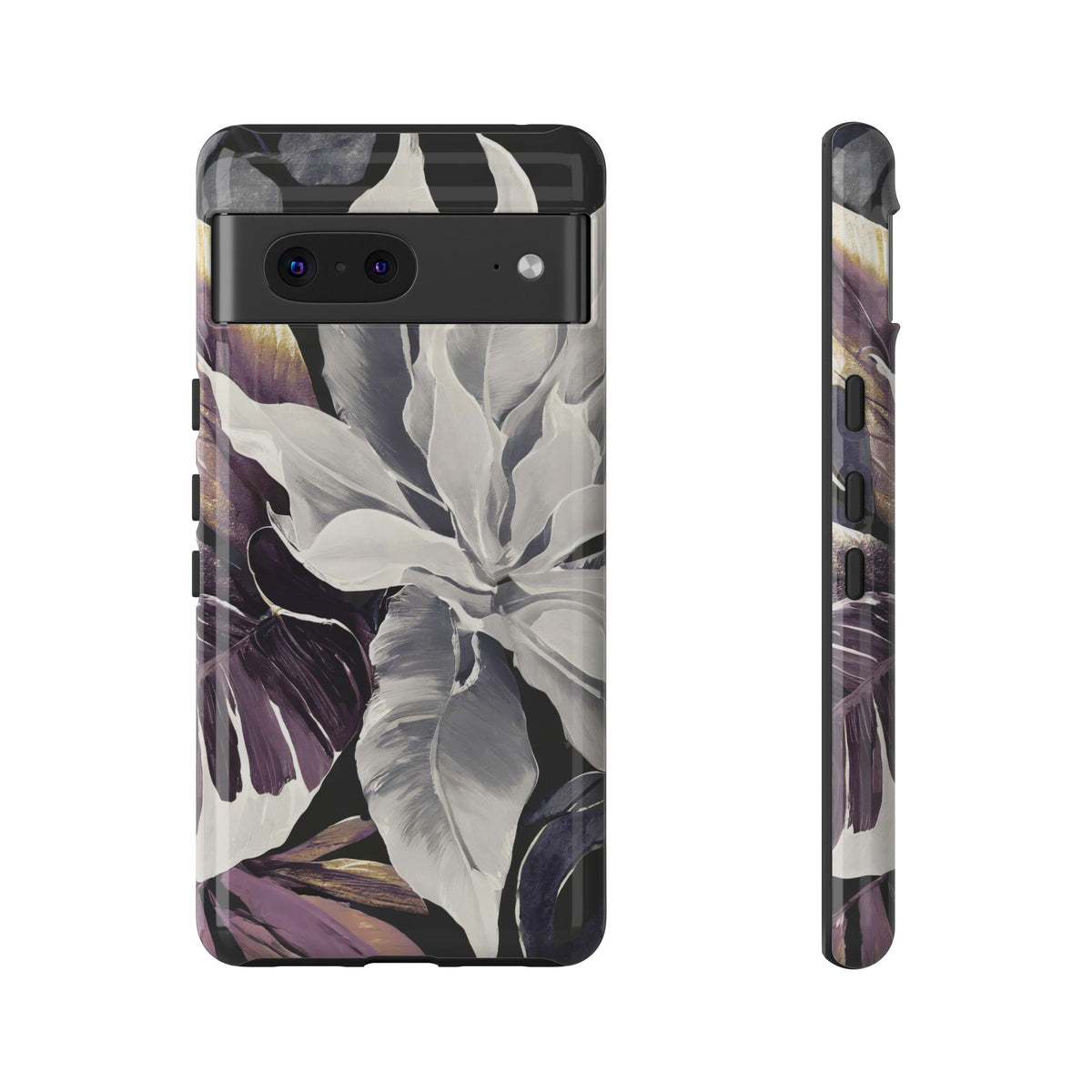 White & Plum Floral Tough Phone Case - Studio 653