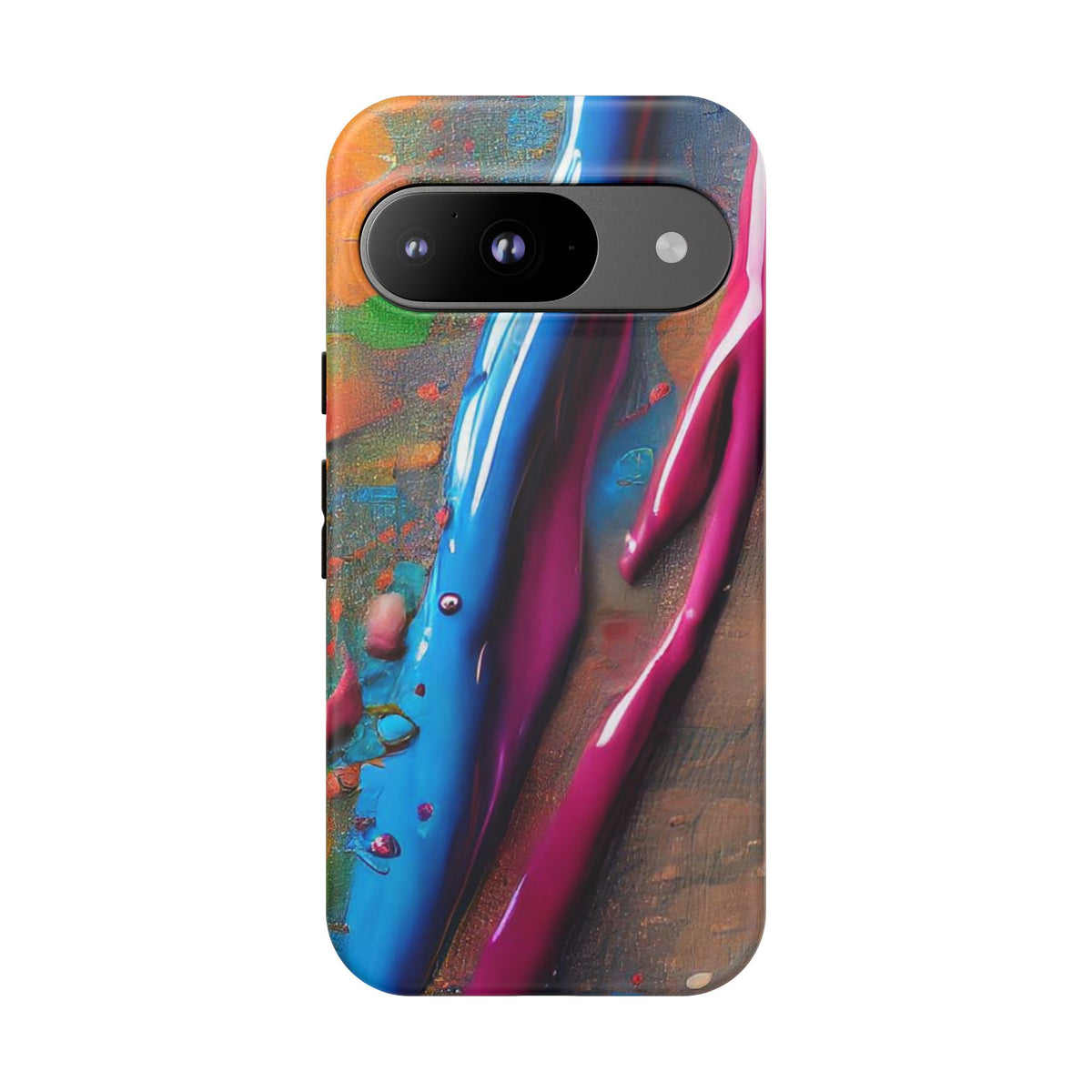Colorful Artistic Paint Splatter Tough Phone Case - Studio 653