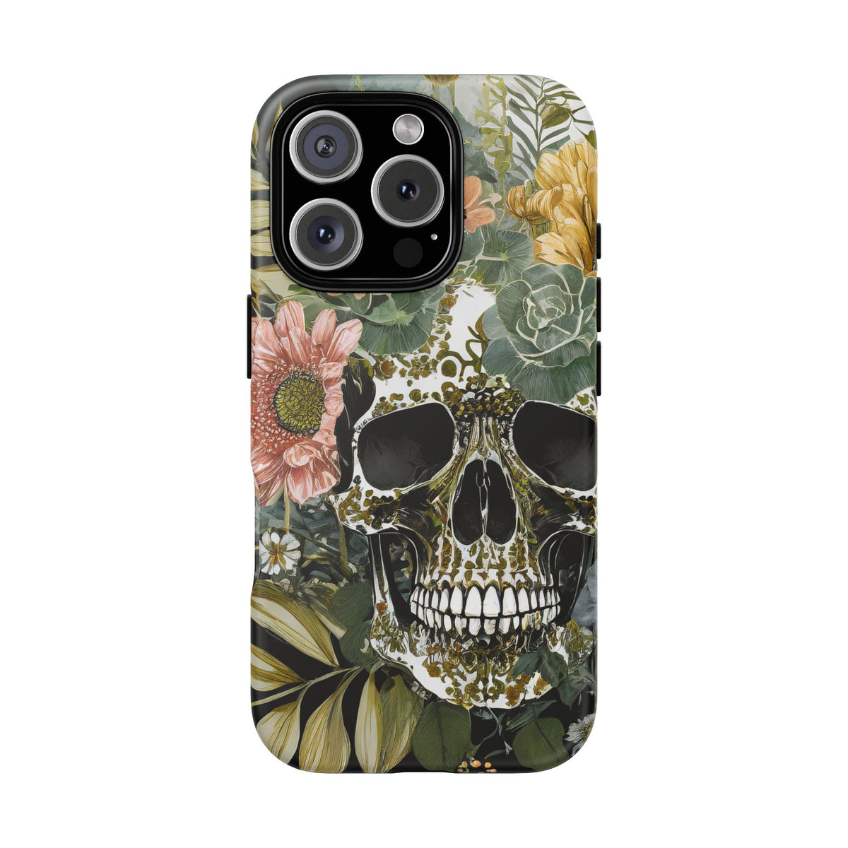 Floral Skull Tough Phone Case - Studio 653