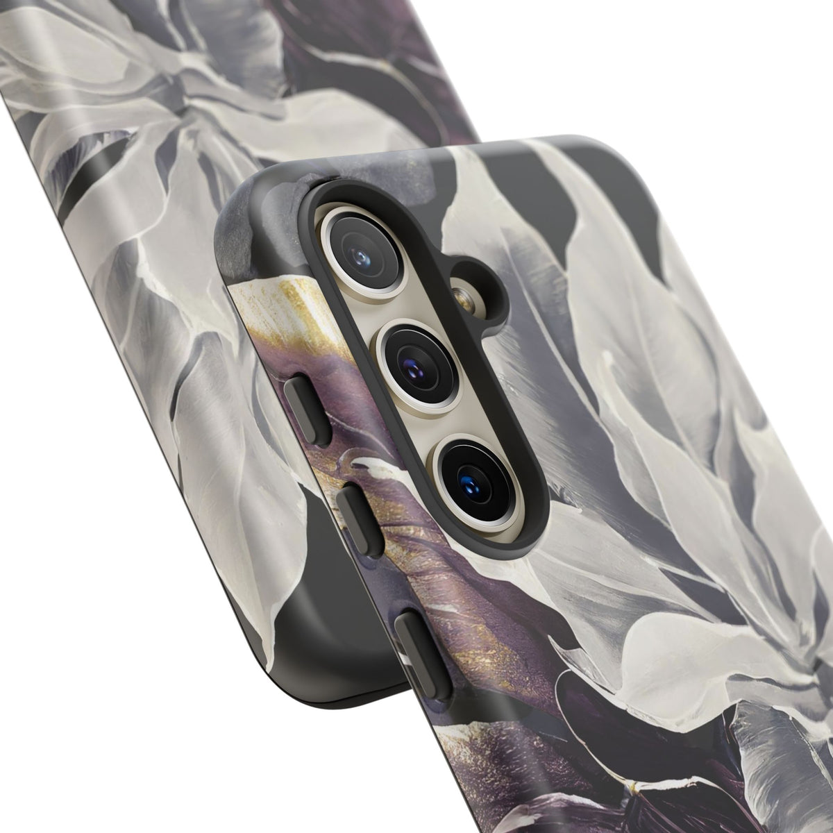 White & Plum Floral Tough Phone Case - Studio 653