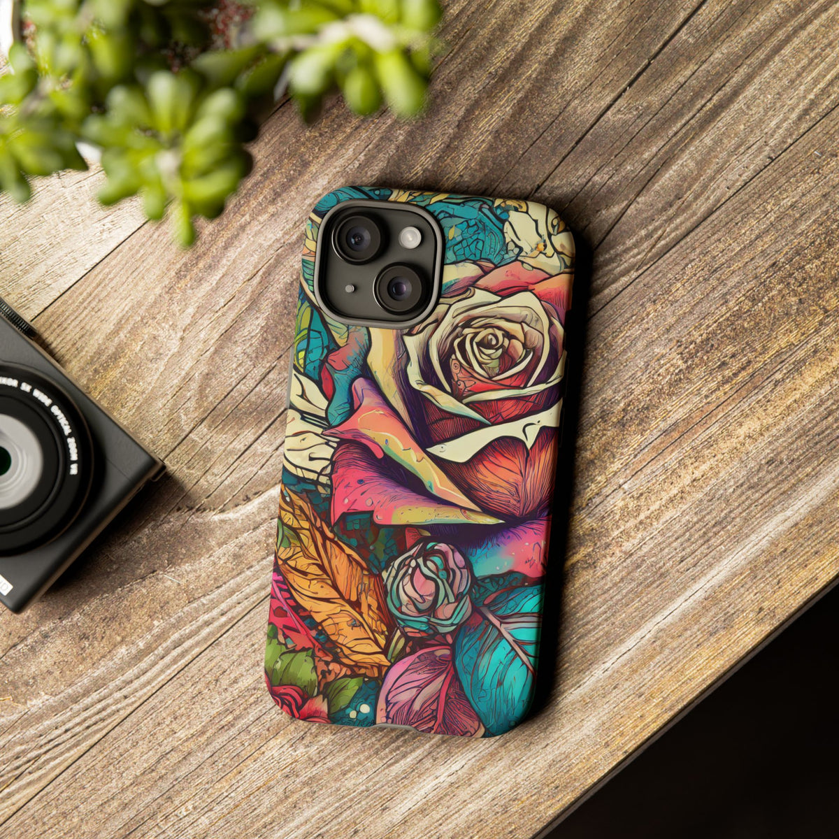 Colorful Roses Tough Phone Case - Studio 653