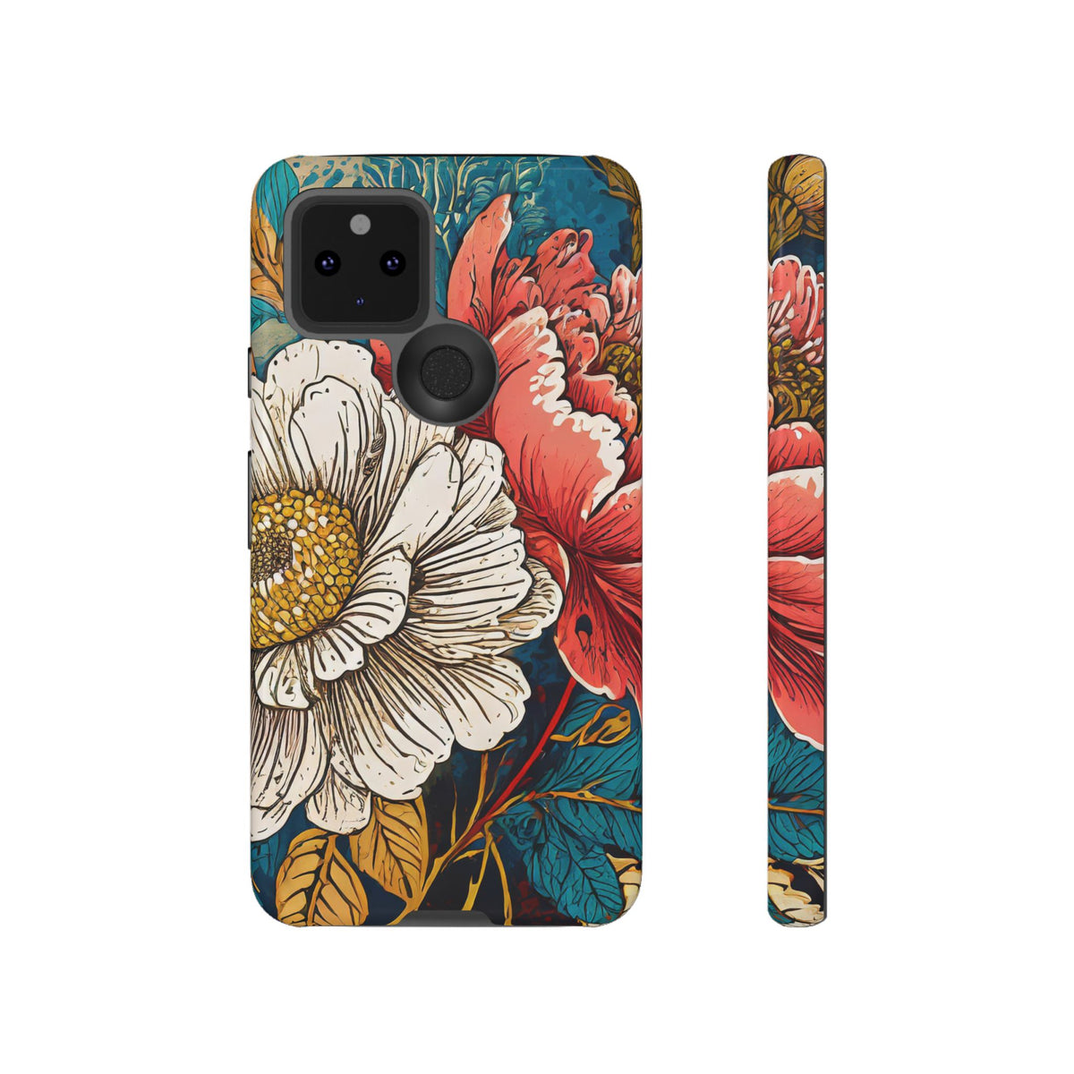 Artistic Floral Tough Phone Case - Studio 653