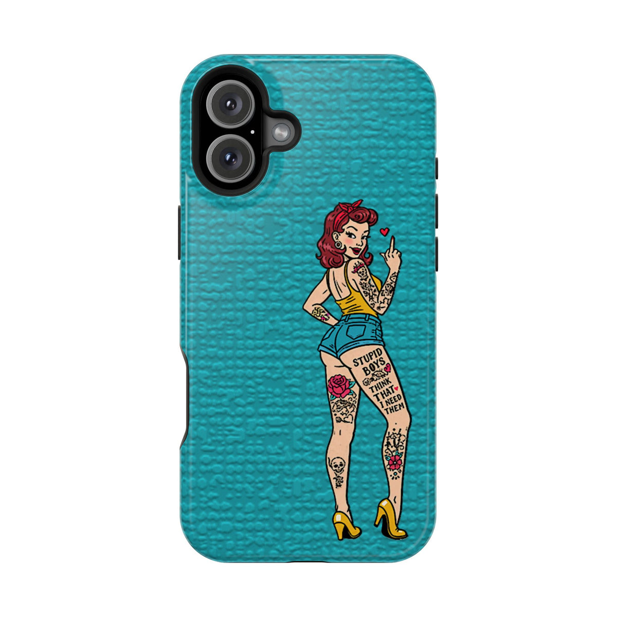 Sassy Pin-Up Stupid Boys Magnetic Tough Phone Case - Studio 653