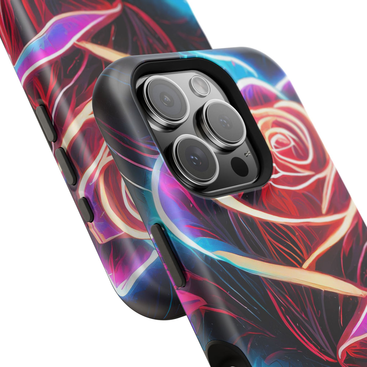 Neon Rose Magnetic Tough Phone Case - Studio 653