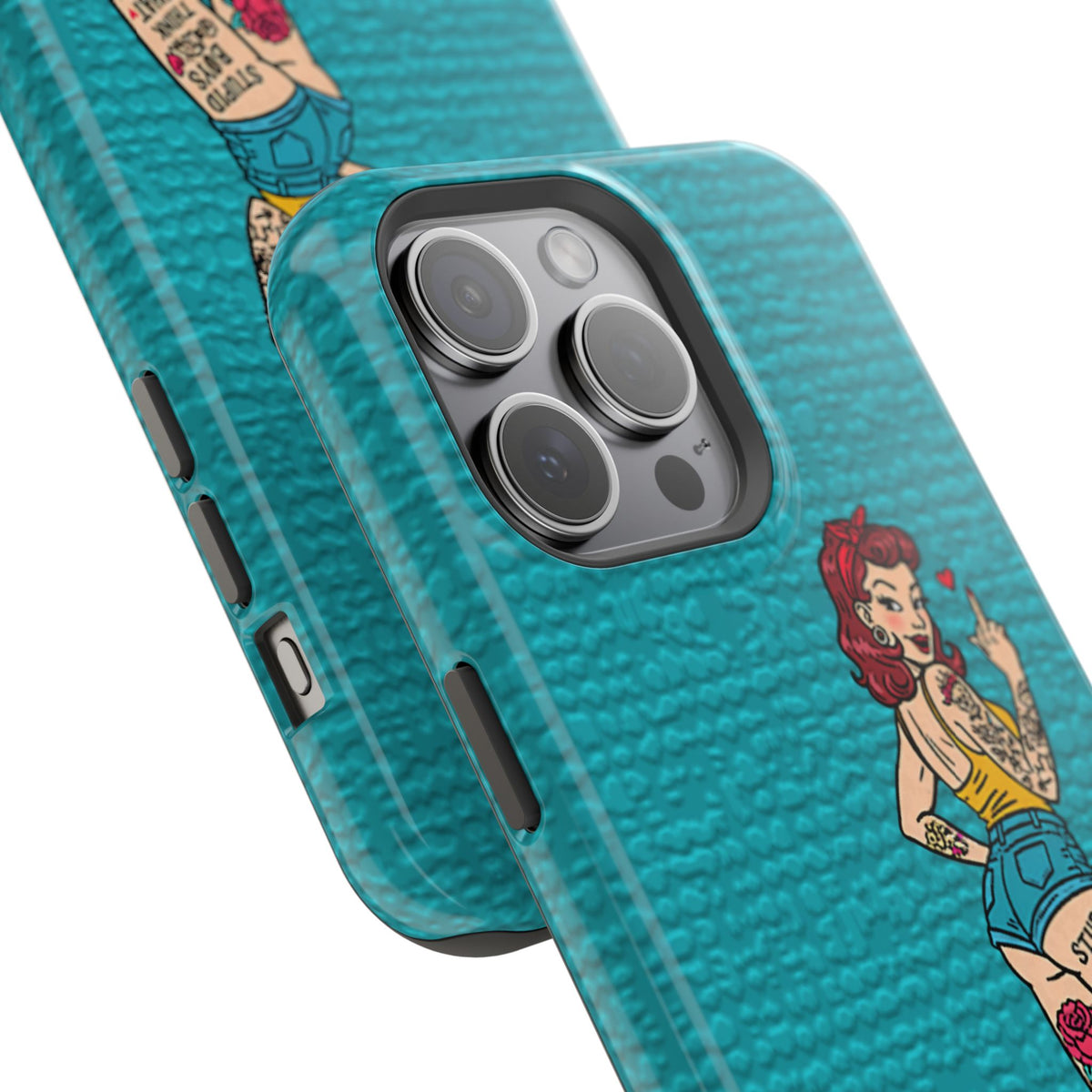Sassy Pin-Up Stupid Boys Magnetic Tough Phone Case - Studio 653