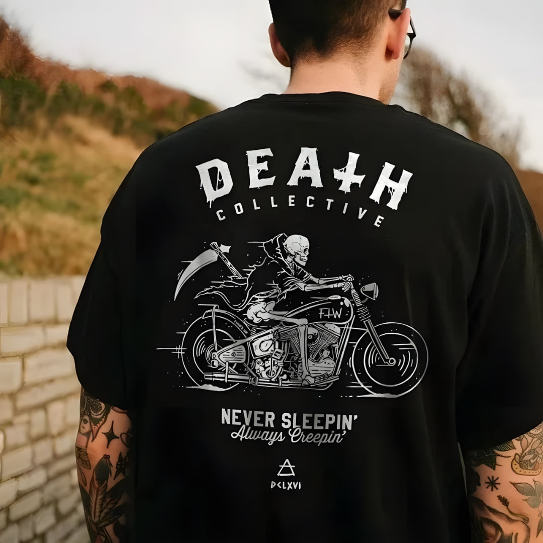 Style and Fashion Graphic Cotton T-shirt For Biker - Studio 653