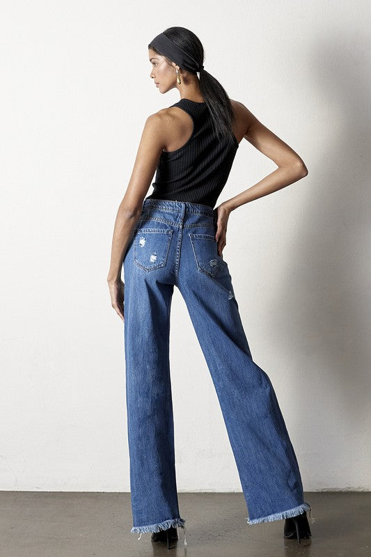 Insane Gene Distressed Boyfriend Jeans - Studio 653