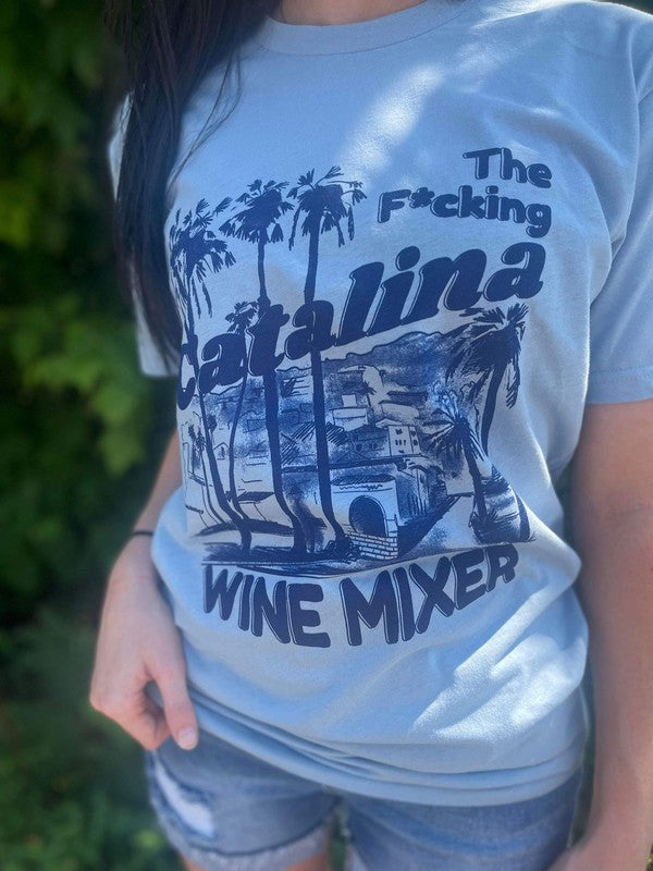 Ask Apparel Catalina Wine Mixer Graphic Tee