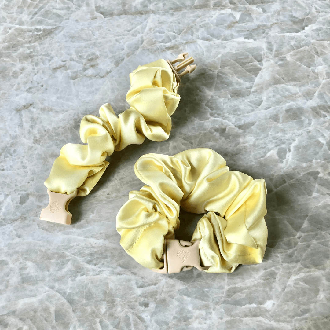 Buckle Scrunchie - Vibrant Solid Colors - No Snagging, No Tangles - Studio 653