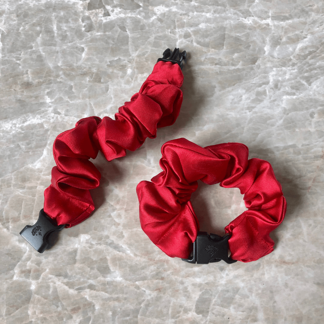 Buckle Scrunchie - Vibrant Solid Colors - No Snagging, No Tangles - Studio 653