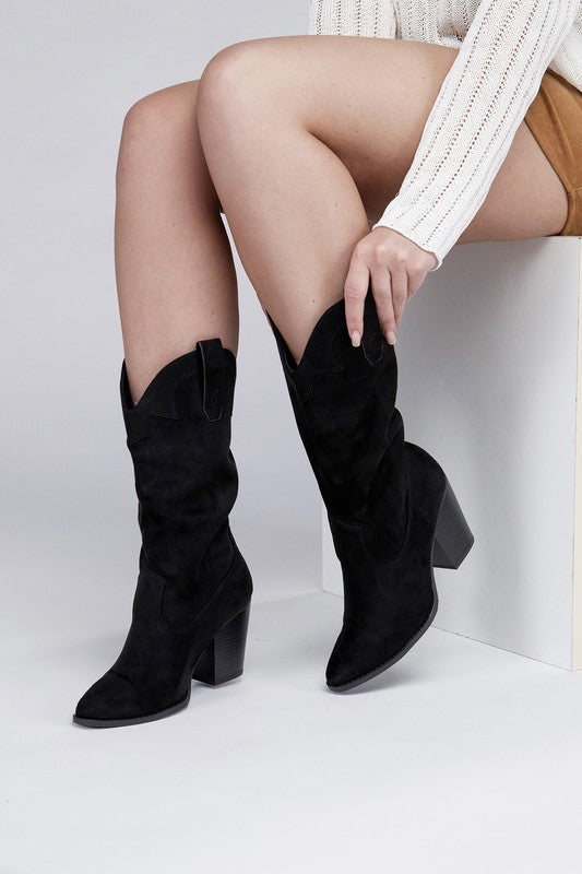 Fortune Dynamic Akito Knee High Heel Boots