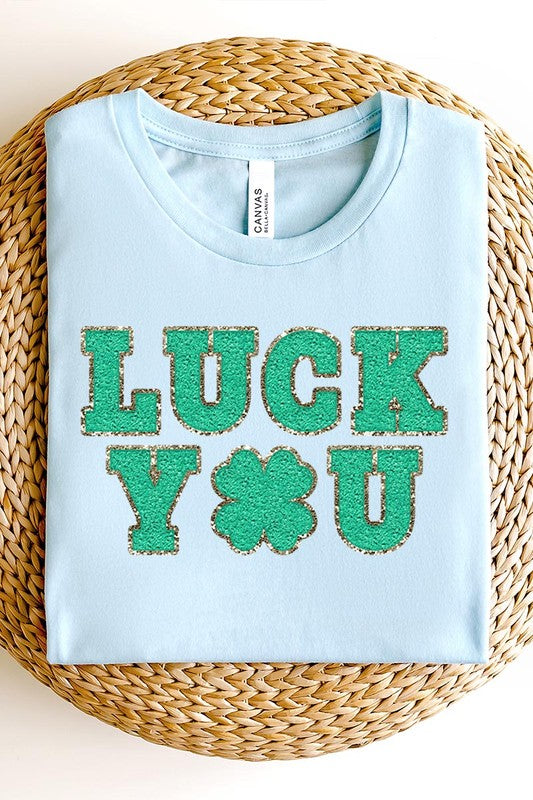 Color Bear Luck You St Patrick's Graphic Tee