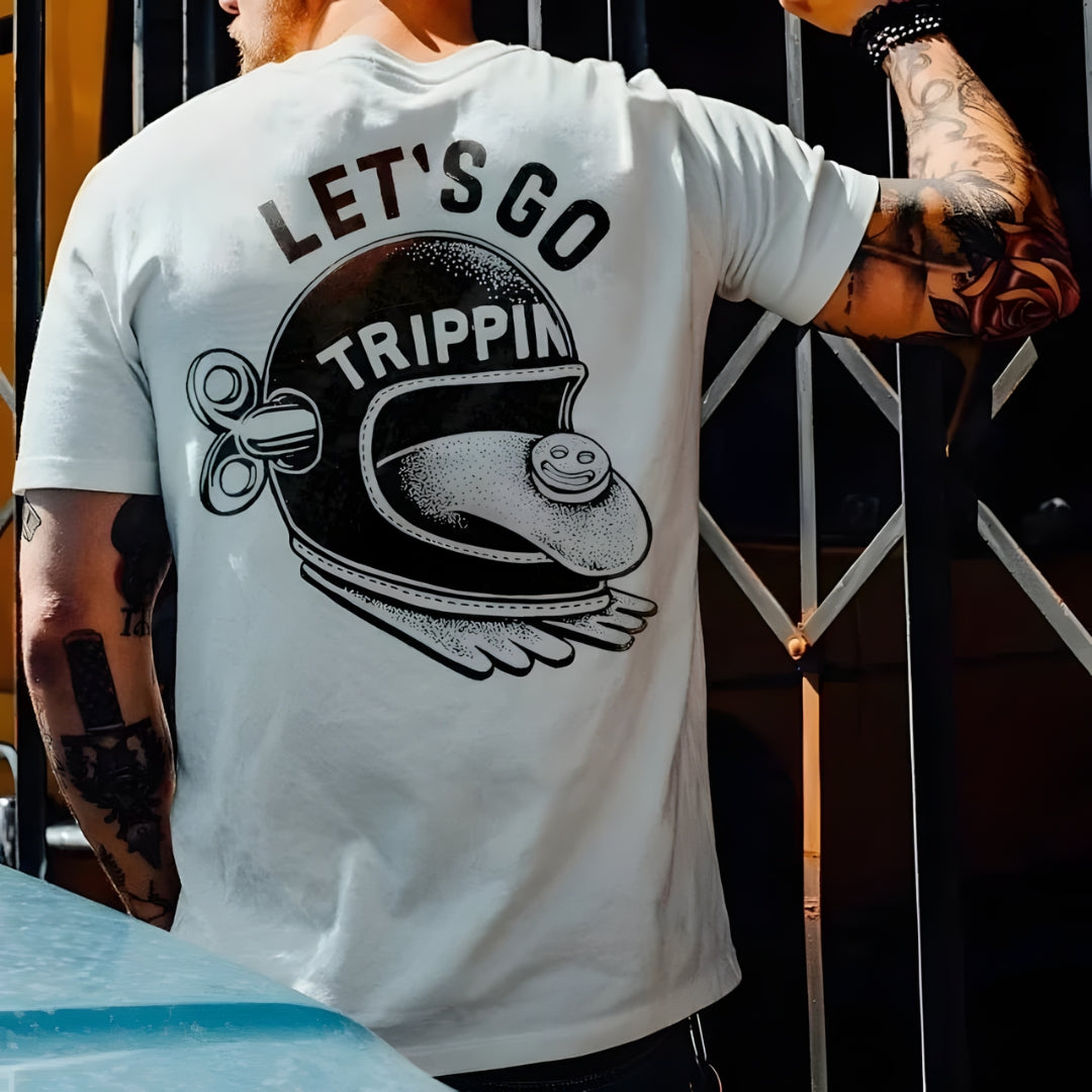 Style and Fashion Graphic Cotton T-shirt For Biker - Studio 653