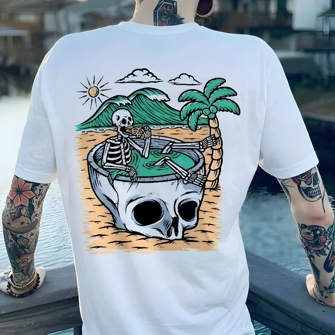 Style and Fashion Graphic Cotton T-shirt For Biker - Studio 653