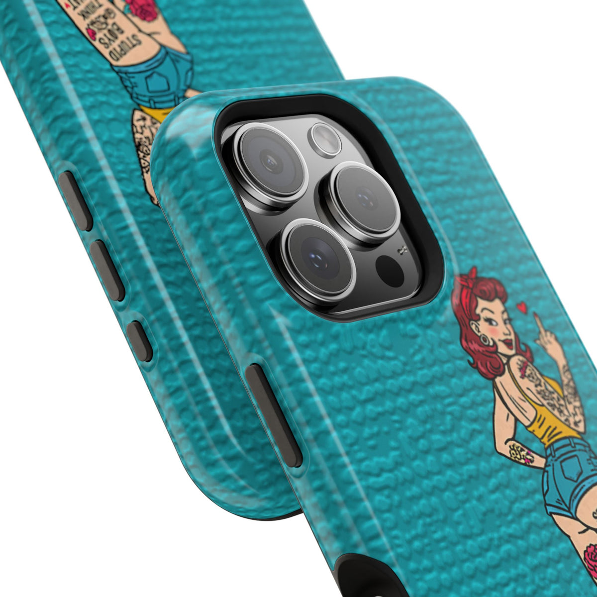 Sassy Pin-Up Stupid Boys Magnetic Tough Phone Case - Studio 653