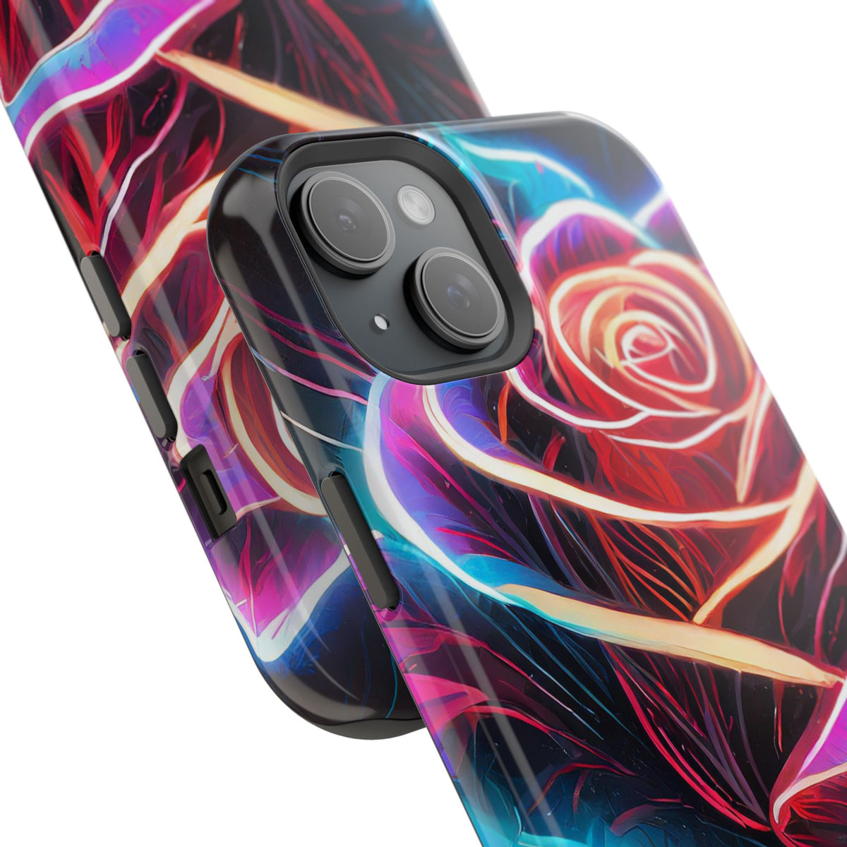 Neon Rose Magnetic Tough Phone Case - Studio 653