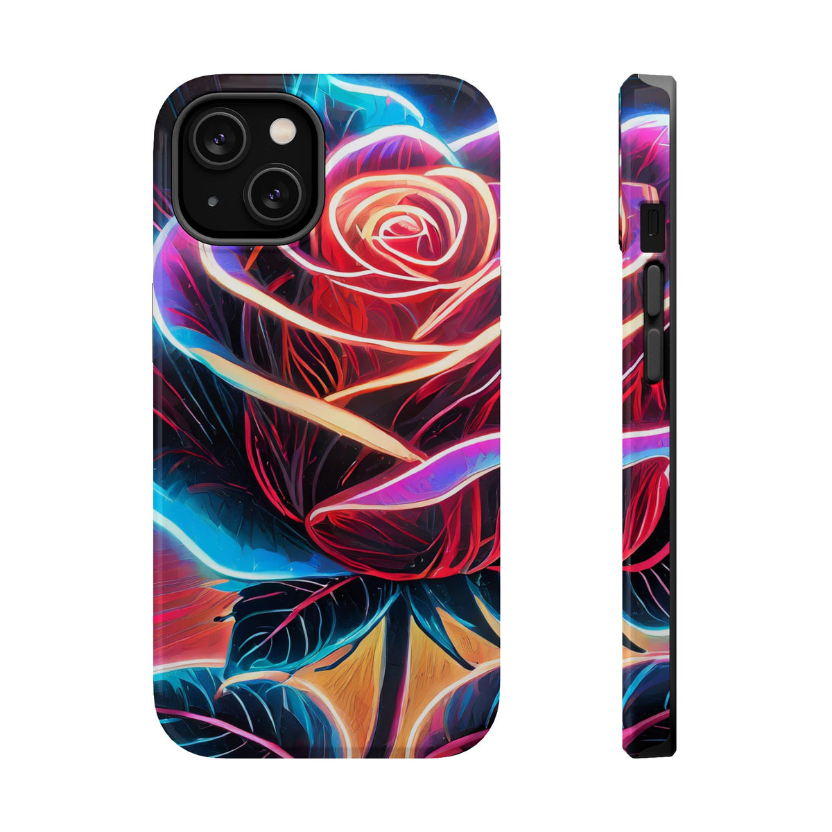 Neon Rose Magnetic Tough Phone Case - Studio 653