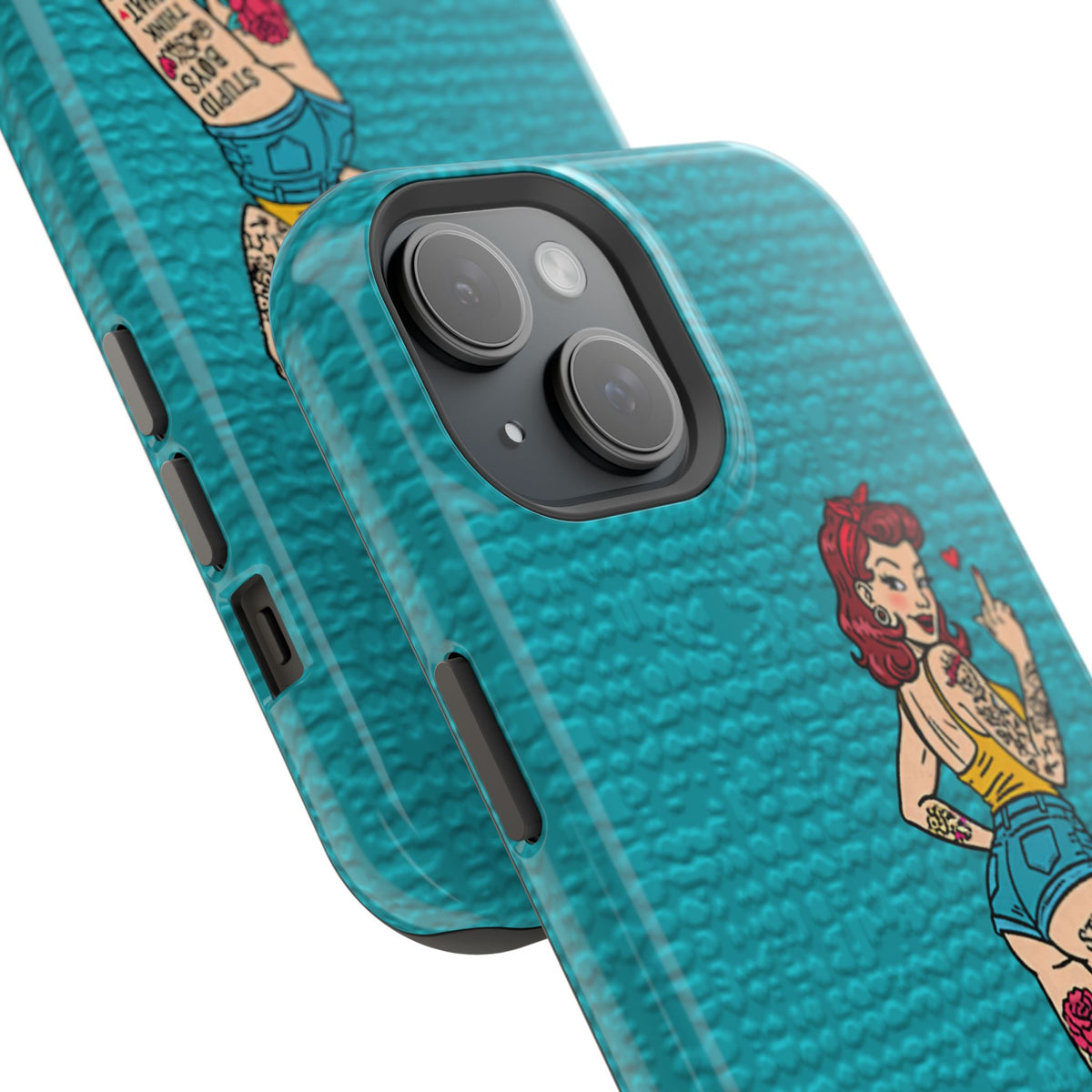 Sassy Pin-Up Stupid Boys Magnetic Tough Phone Case - Studio 653