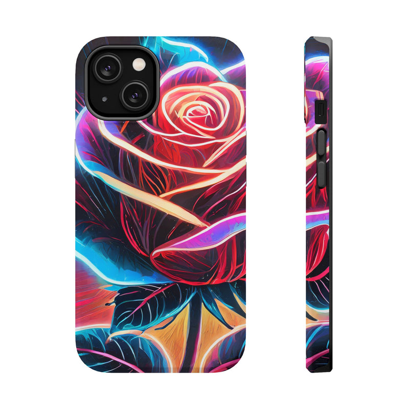 Neon Rose Magnetic Tough Phone Case - Studio 653