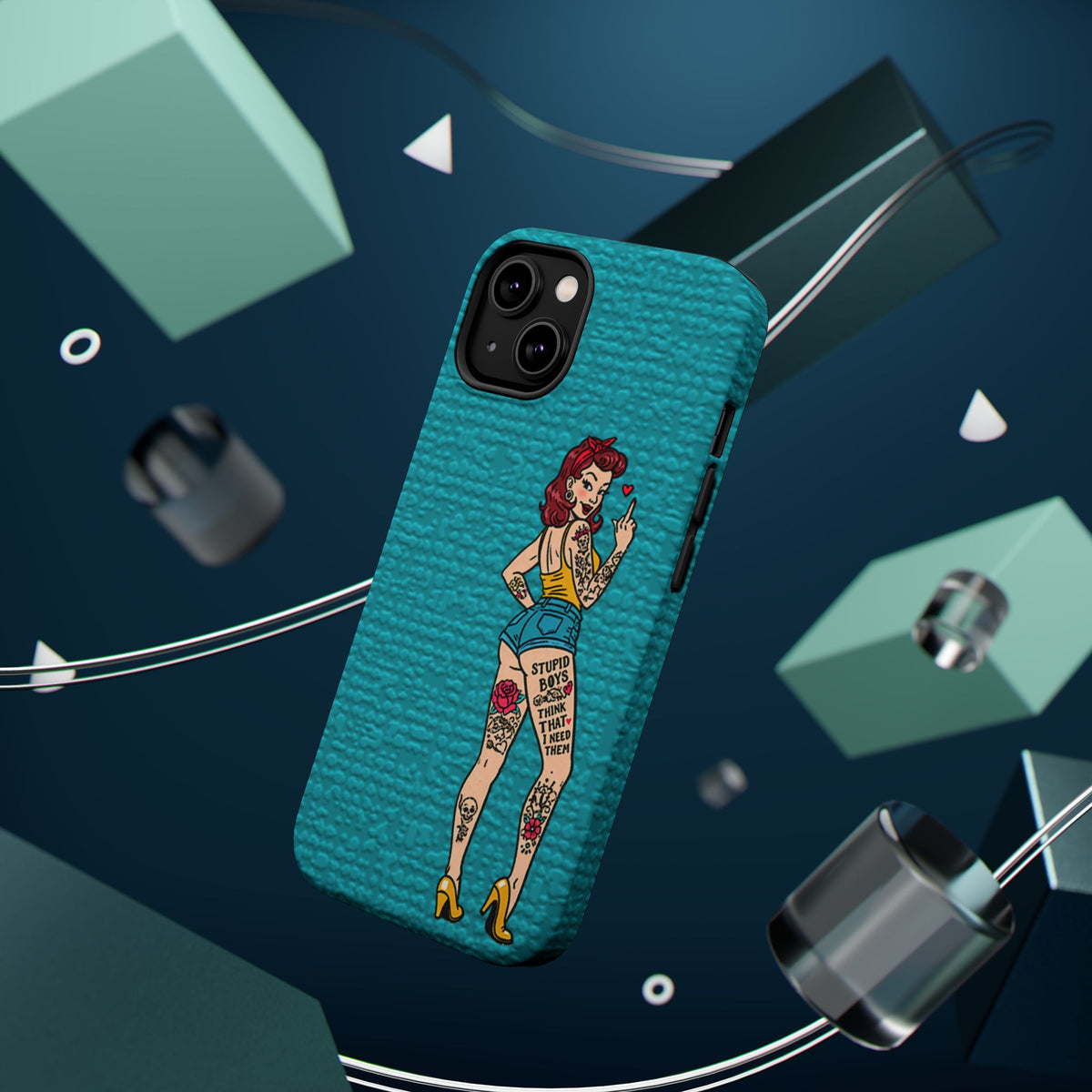 Sassy Pin-Up Stupid Boys Magnetic Tough Phone Case - Studio 653