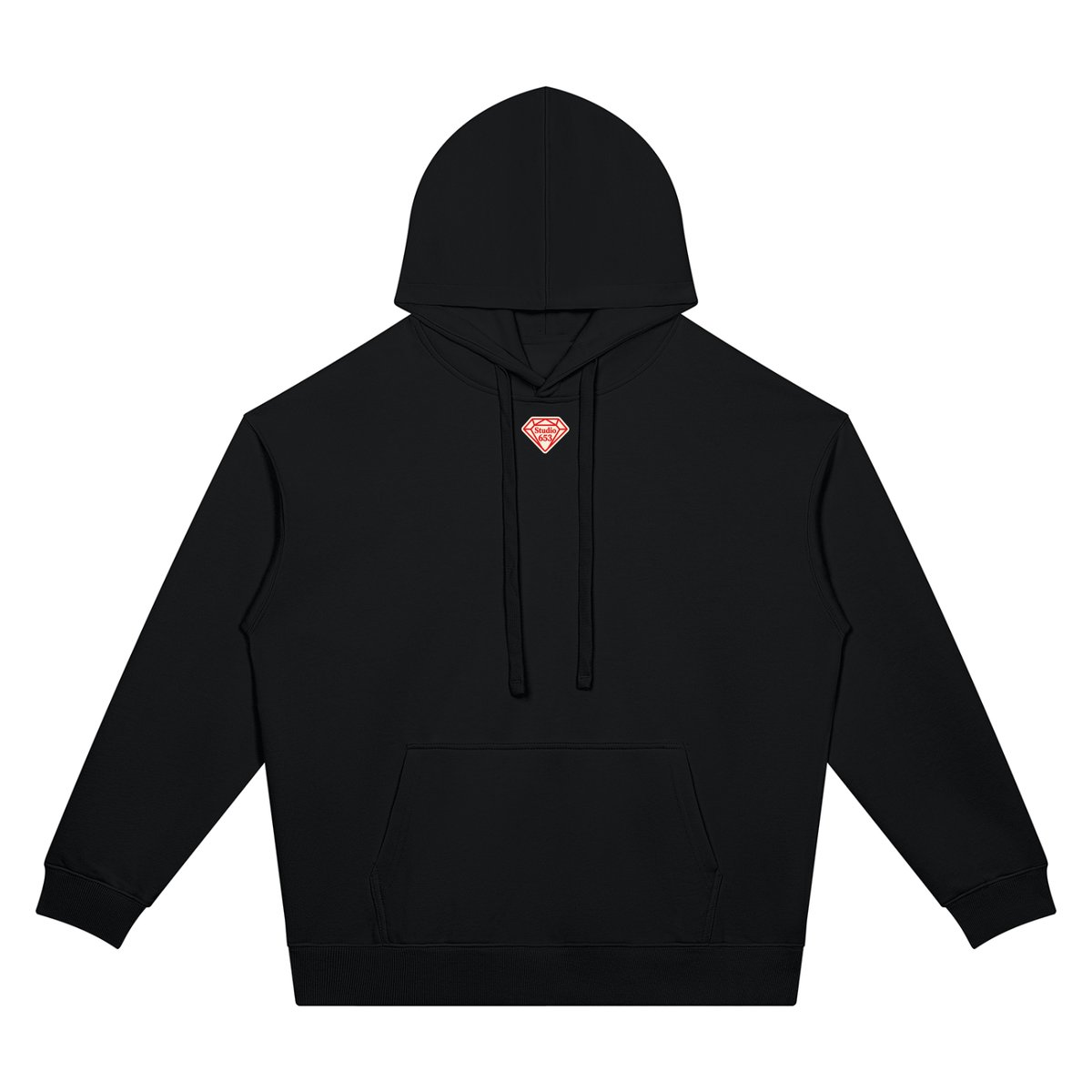 Pretty Little Nightmare Black Oversized Drop Shoulder Hoodie - Studio 653