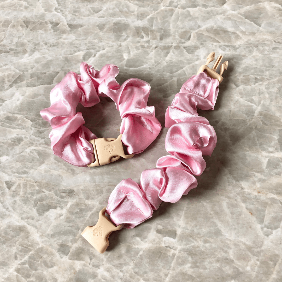 Buckle Scrunchie - Vibrant Solid Colors - No Snagging, No Tangles - Studio 653