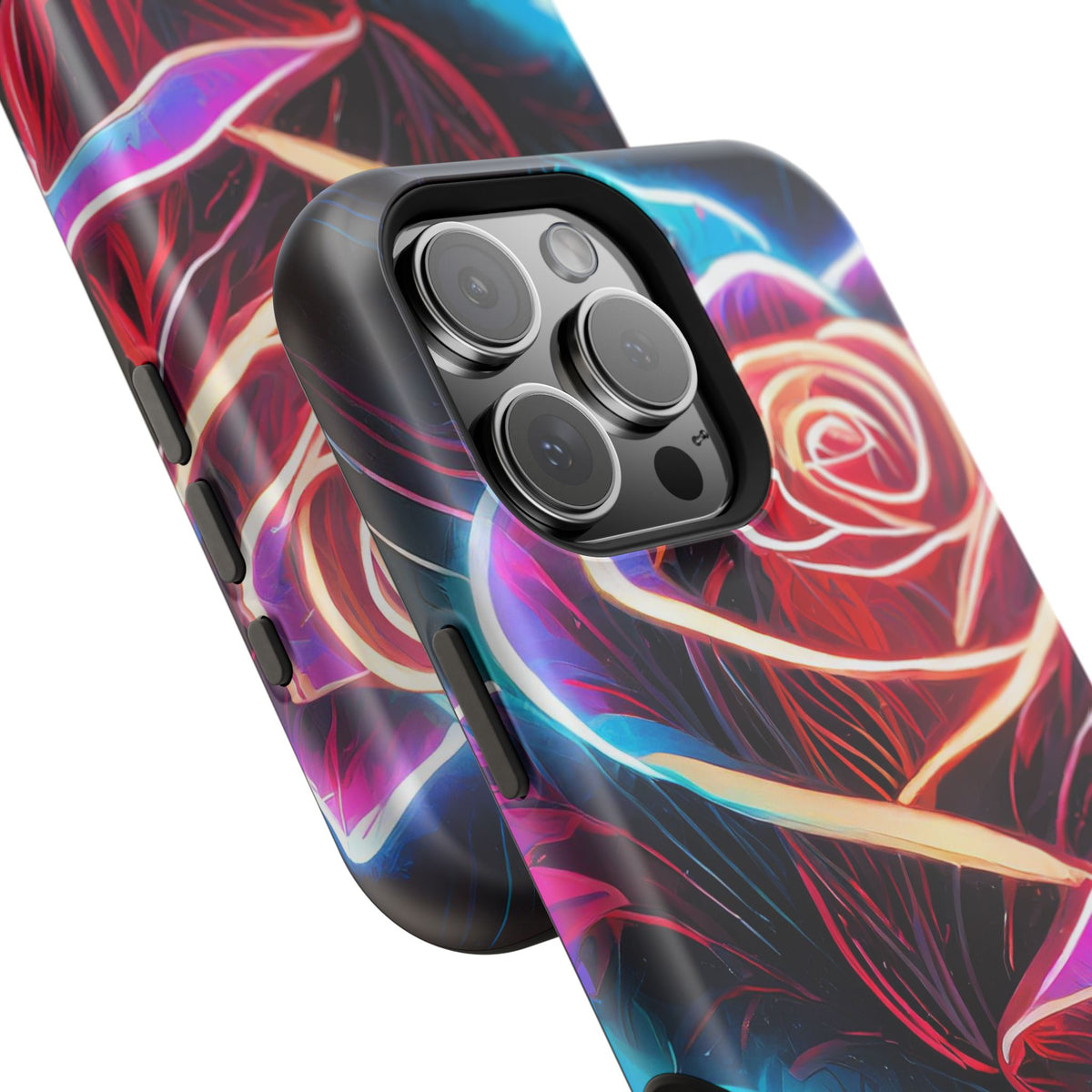 Neon Rose Magnetic Tough Phone Case - Studio 653