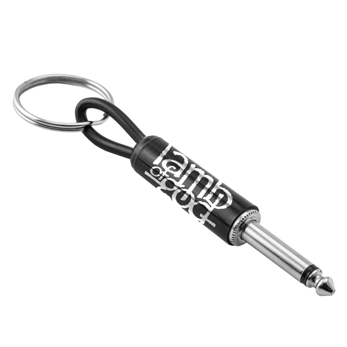 Lamb of God Logo Guitar Plug Keychain