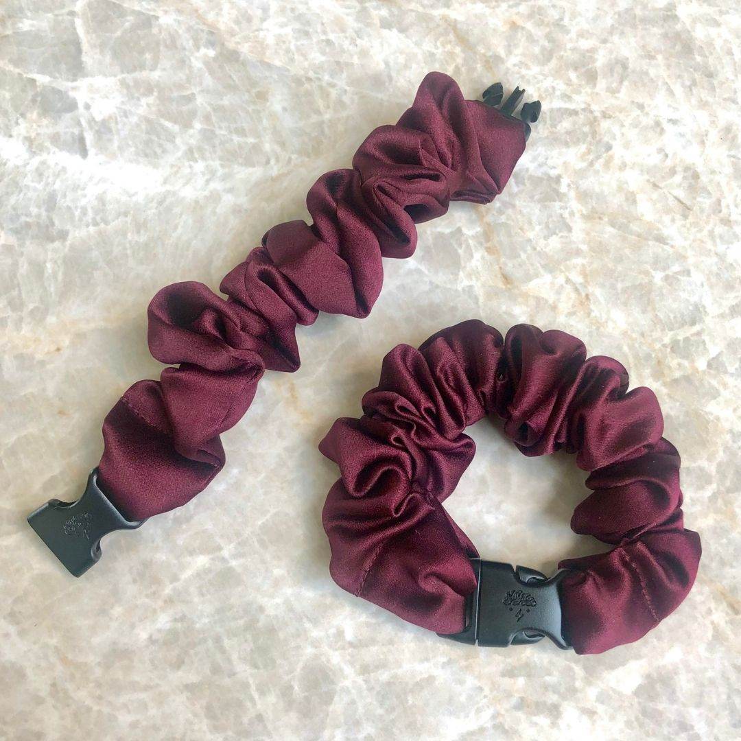 Buckle Scrunchie - Vibrant Solid Colors - No Snagging, No Tangles - Studio 653