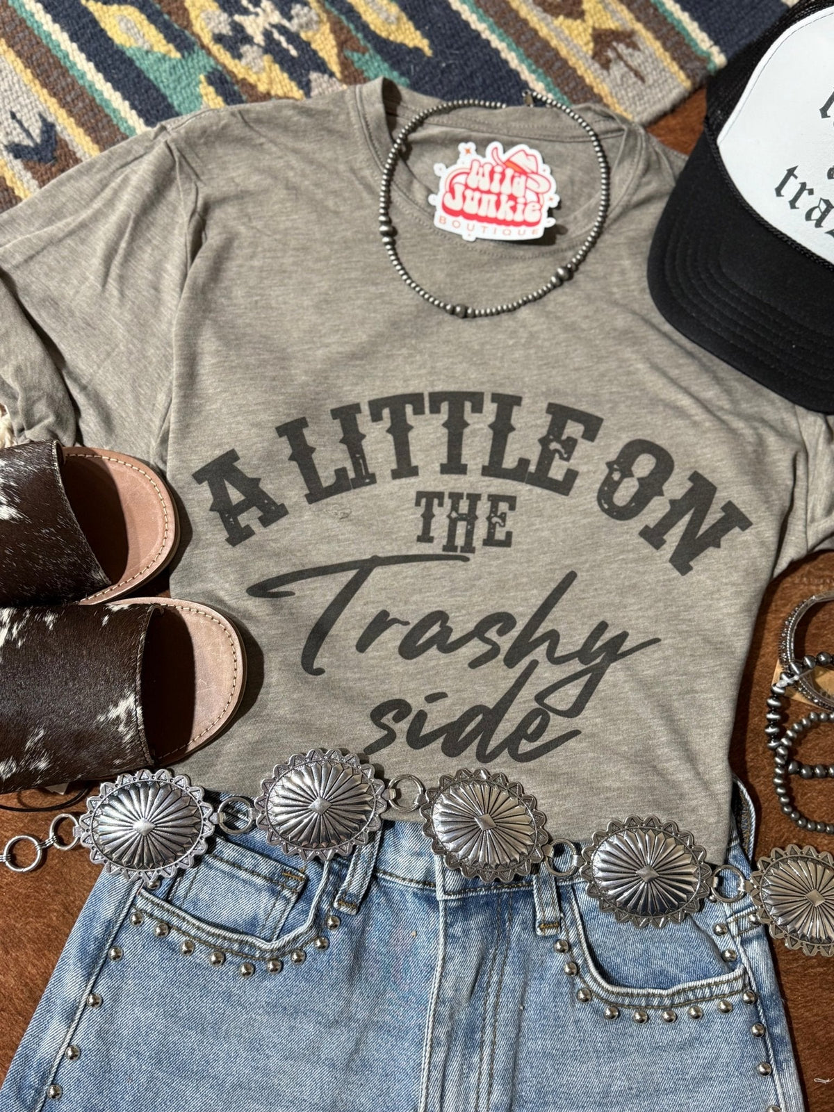 A Little On The Trashy Side Graphic Tee - Studio 653