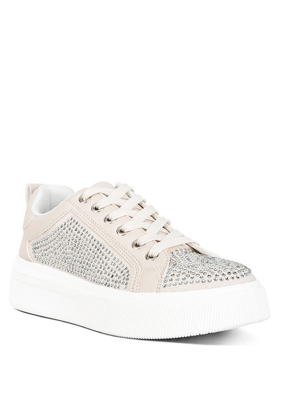 Rag Company Camille  Embellished Chunky Sneakers