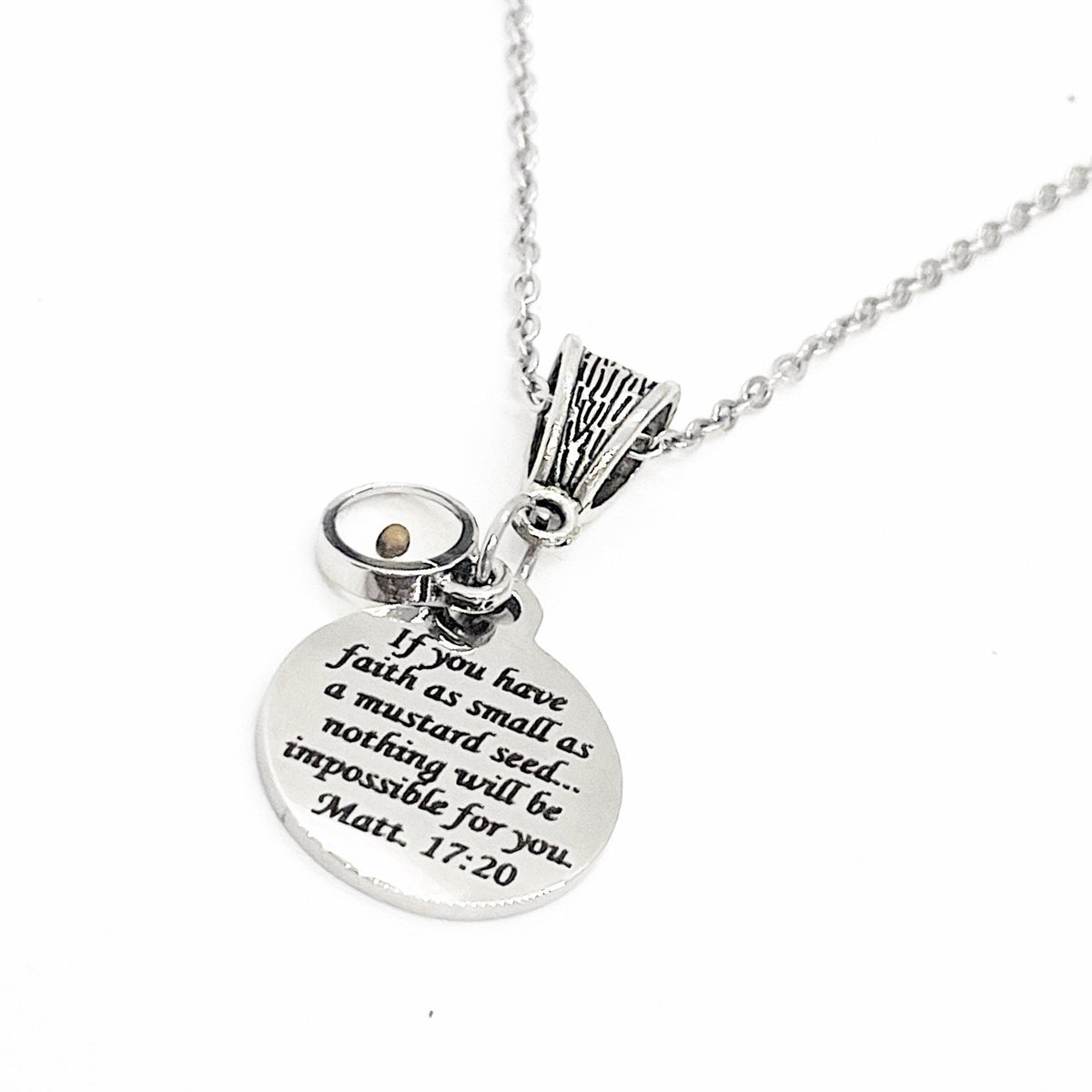 If You Have Faith Necklace Mustard Seed Necklace - Studio 653