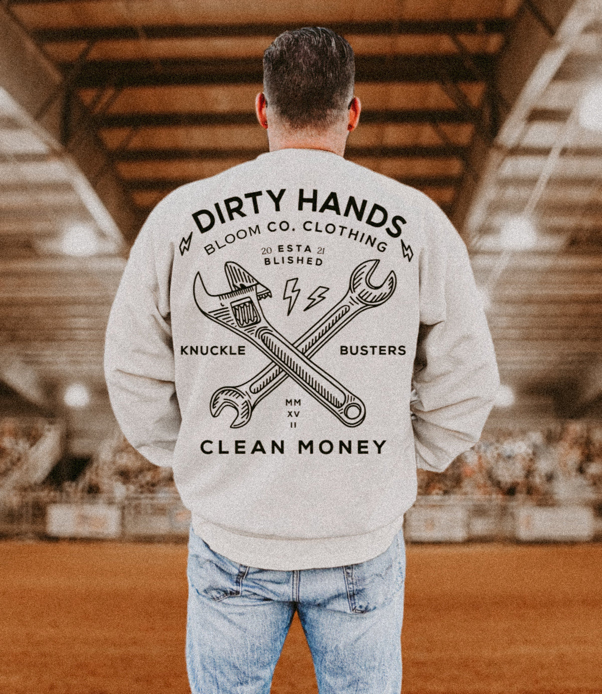 Dirty Hands Clean Money Knuckle Busters Graphic Sweatshirt Shirt – Graphic Tee, Long Sleeve & Crewneck